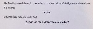 Anwalt BtM Das letzte Wort